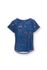 Sport Top Kurze Ärmel Isola Blau