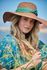 Haarband Ajour Groen/Tropic Twins Blauw