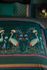 Kissenbezug Birds in a Row Grün