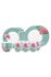 Blushing Birds Dinner Set/24 Blau