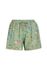 Trousers Short Petites Fleurs Green