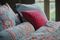 Nackenrolle Chintz Festival Blau