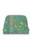 Cosmetic Bag Triangle Large Fleur Mix Green 