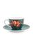 Winter Wonderland Espresso Tasse & Untertasse Dunkelblauw