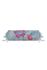 Neck Roll Flower Festival Blau