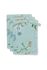 Washandje Set/3 Les Fleurs Blauw 16x22 cm