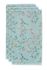 Badhanddoek Set/3 Les Fleurs Blauw 55x100 cm