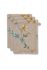 Washandje Set/3 Les Fleurs Khaki 16x22 cm