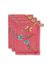 Washandje Set/3 Les Fleurs Roze 16x22 cm