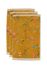 Guesttowel Set/3 Les Fleurs Yellow 30x50 cm