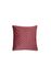 Cushion Square Velvet Lily Lotus Red