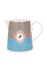 Love Birds Kan Groot Blauw/Khaki 