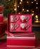 Love Birds Set/4 Mokken Klein Rood/Roze