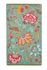 Beach Towel Pip Flowers Light Green