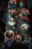 Winter Wonderland Deep Plate Green 21.5 cm