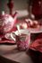 Flower Festival Tea Set/3 Large Dark Pink