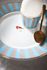 Love Birds Pastry Plate Blue/Khaki 17 cm