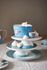 Love Birds Cake Tray Small Blue/Khaki