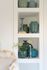 Lantern Enamelled Dark Green 29cm