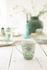 Jolie Set/2 Mokken Groot Gouden Stippen Groen