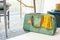 Travelbag Large Petites Fleurs Green
