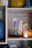 Set/3 Kaarsenhouders Glas Blauw