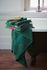 Grande Serviette de Bain Soft Zellige en Coloris Vert 70 x 140 cm