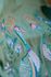 Kimono Flirting Birds Embroidery Green