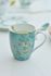 Jolie Set/2 Mugs Large Flowers Blue 