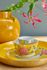 Blushing Birds Star Flower Schale Klein Gelb 9.5 cm
