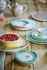 Blushing Birds Dinner Set/24 Blau