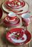 Blushing Birds Set/2 Espresso Tassen & Untertassen Rot