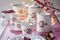 Love Birds Sugar Bowl White
