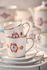 Love Birds Set/4 Mokken Klein Wit