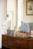 Bathroom Accessories Set/3 Flowery Light Blue