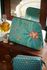 Cosmetic Bag Triangle Large Fleur Mix Green 