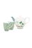 Jolie Set/3 Tea Set Large Flowers Blue 