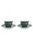 Winter Wonderland Set/2 Espresso Kop & Schotel Donkerblauw