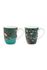 Winter Wonderland Set/2 Mugs Small Green