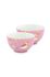Early Bird Set/2 Schalen Rosa 15 cm