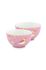 Early Bird Set/2 Kommen Roze 15 cm