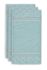 Lot de 3 Serviettes de Bain Soft Zellige en Coloris Bleu 55 x 100 cm