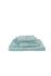 Lot de 3 Gants de Toilette Soft Zellige en Coloris Bleu 16 x 22 cm