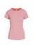 Top Korte Mouw Shiny Stripes Roze