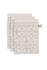 Washcloth Set/3 Tile de Pip Khaki 16x22 cm