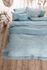 Rechteckige Zierkissen Quilted Tokyo Blossom Hellblau