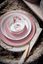Royal Stripes Dinerbord Donkerroze 26.5cm