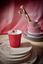 Royal Stripes Mug Dots Dark Pink