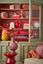 Vase Metal Small Red 24cm