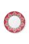 Flower Festival Set/4 Breakfast Plates Dark Pink 21cm